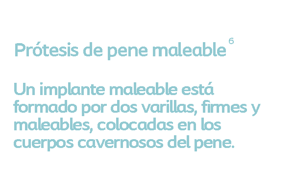 Prótesis de pene maleable