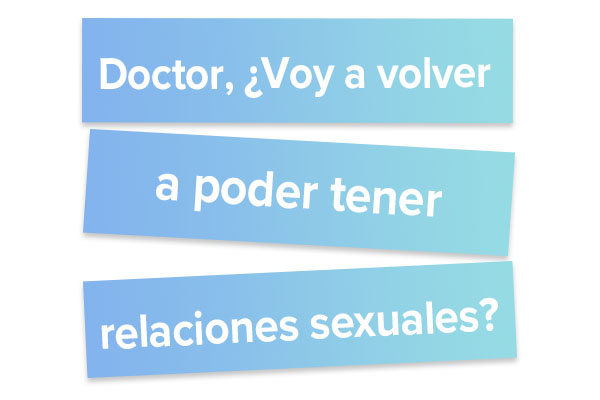 Doctor voy a volver a poder tener relaciones sexuales